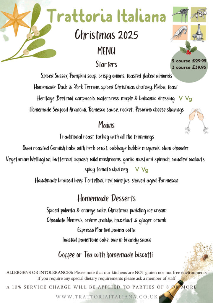 Christmas Menu 2025